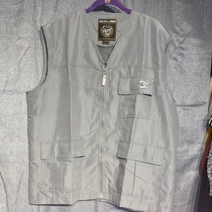 Atlas for Men Gray Sleeveless Vest